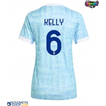 Ženski Nogometni dresi Juventus Lloyd Kelly #6 Gostujoči 2025-26 Kratek Rokav